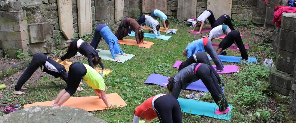 Yoga auf dem Disibodenberg